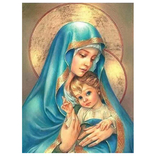 5D DIY Diamond embroidery Virgin Mary picture,diamond painting Cross Stitch full square Rhinestone mosaic wall decor C29 2024 - buy cheap