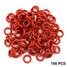 100Pcs Import Silicone Bands Damping O Rings Dark Red for Tattoo Machine Gun Supplies Tattoo Accessories Free Shipping 2024 - buy cheap