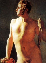 Oil painting gay - Jean Auguste Dominique Ingres - a Male Nude canvas 24"x36" 2024 - buy cheap