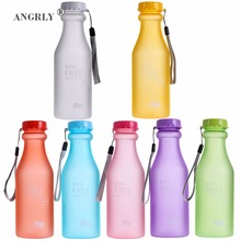 Garrafa de água para esportes 550ml, recipiente à prova de vazamento para viagens ao ar livre/escalada/acampamento 2024 - compre barato