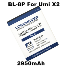 LOSONCOER 2950 mAh Bateria Para UMI X2 VOTO X2 V5 DNS S5002 BL-8P BL8P BL 8 P Bateria Do Telefone Móvel + Chegar rápido 2024 - compre barato