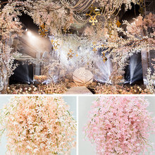 JAROWN cifrado Artificial flores de cerezo arreglo de boda orquídea simulación trébol orquídea decoración de fiesta en casa flores falsas 2024 - compra barato