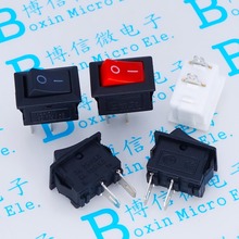 5PCS/Lot 10*15mm 2Pin 2Stalls Boat Type Switch KCD1-101 117S 250VAC/3A Black / red / white 2024 - buy cheap