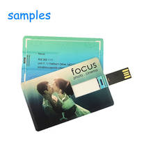 10Pcs / lot Free custom logo Credit card usb flash drive 128M 4GB 8GB 16GB Personalizado logo memory stick pendrive 32gb U disk 2024 - buy cheap