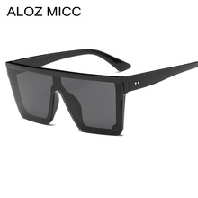 ALOZ MICC женские большие солнцезащитные очки Мужские квадратные Винтажные Солнцезащитные очки женские большие оправы Ретро Солнцезащитные очки женские очки UV400 Q437 2024 - купить недорого