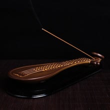 Creative Decoration Gift Handmade Ceramic Instrument Pipa Lute Incense Burner Incense Stick Holder Smell Removing Dehumid TeaPet 2024 - buy cheap