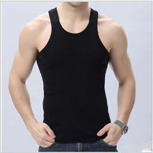 New Fashion Men Muscle Sleeveless Slim Tee Shirt Tank Top Bodybuilding Fitness Vest Stylish Mens Skinny Tank Tops 2024 - buy cheap