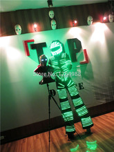 Товары для вечеринок, светодиодная лампа для танцев в стиле роботов, led David Guetta Kryoman, робот со светящимися светодиодами, робот для танцевального шоу для вечеринок 2024 - купить недорого