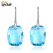 SPCLUB Crystals From SWAROVSKI Drop Earrings for Women Fashion Costume Jewellery Geometric Create Pendientes Mujer Moda Earing 2024 - buy cheap