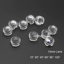 10pcs 13mm mini IR Lens 15 30 45 60 90 100 Degree Needn't Holder For 1W 3W 5W High Power LED Diode Convex Reflector Collimator 2024 - buy cheap