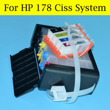 Sistema vacío HP178 Ciss para impresora HP 178, para HP B209A, B210A, B210B, CN216C, CN245C, CD035C, Q8444C, CN225C, con Chip de arco, 1 Juego 2024 - compra barato
