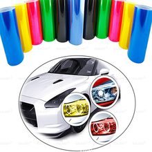 Car light sticker color film 30*60CM for Skoda octavia 2 a7 a5 mazda 2 3 5 6 cx-5 cx-7 alfa romeo 147 156 159 fiat 500 punto 2024 - buy cheap