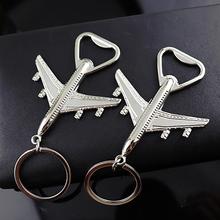 Hot Metal Model Aircraft Airplane Pendant Car Key Ring Holder Keychain Bottle Opener 2024 - buy cheap