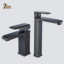 ZGRK Kitchen Sink Faucet Deck Mounted solid brass faucet Shower Room Mixer Tap 2024 - buy cheap