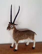 Simulación lindo antelope 31x46 cm modelo de polietileno y pieles antelope modelo decoración del hogar Accesorios, modelo de regalo d405 2024 - compra barato