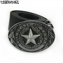 5 PCS MOQ WesBuck Brand Retro Plating Process State of Texas Flag Logo Cowboy Belt Buckle Mens Big Buckles for Belt Accessories 2024 - buy cheap