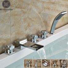 Роскошный 5-дюймовый Стандартный Длинный Носик для ванной со стандартным римским краном 2024 - купить недорого