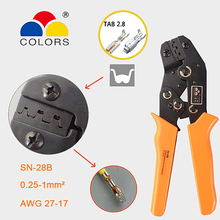 SN-28B 0.1-1 mm2  crimping tools for wire end sleeves high quality multi-function crimping pliers tube crimping pliers 2024 - buy cheap
