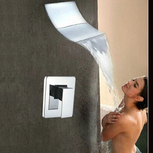 Becnola-conjunto de chuveiro cachoeira moderna para banheiro, frete grátis, torneira com ducha, chuveiro de mão, montagem na parede, cobre 2024 - compre barato