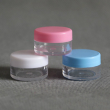 10 piezas Mini cosméticos de tarro vacío arte del clavo de bálsamo de labio contenedor de sombra de ojos maquillaje cara crema botella redonda botella de contenedor 2024 - compra barato
