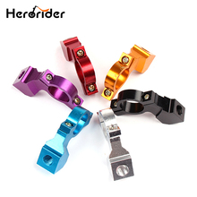 Herorider Universal Bike ATV rear View Mirror Bracket Mount Adapter Holder Clamp Screw For 21-23mm otorcycle Handlebar 2024 - buy cheap