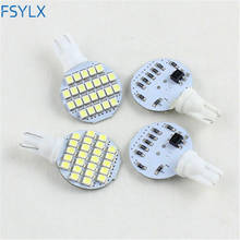 FSYLX 10pcs T10 24smd 921 194 Car Side Wedge Dome Bulb W5W 194 168 2835 White car led reading interior Light 2024 - buy cheap