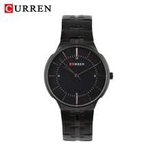 Curren Watches Men Black Stainless Steel Band Casual Mens Quartz Watch Man Luxury Brand Waterproof Male Clock Reloj Hombre 2019 2024 - buy cheap