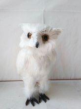 new white simulation owl model foam&feather owl doll gift about 22x11cm 2024 - buy cheap