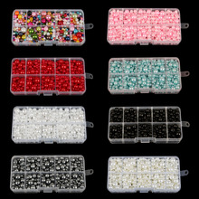 Approx 350pcs Round AAA+ Mixed Size 4-10mm Beads ABS Pearls Loose Beads For Handcarft Bracelet Making For Jewelry Handmade DIY 2024 - buy cheap
