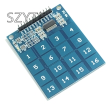 16 vías XD-62B TTP229 Interruptor táctil capacitivo placa del módulo del Sensor Digital 2024 - compra barato