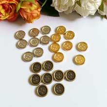 100pcs 12.5 mm Round Electroplated plastic buttons Craft Sewing Accessories Embellishments BUTTON Scrapbooking DIY supplies 2024 - buy cheap