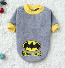 New Hot Gray Batman pattern Pet Dogs winter clothes Thick Warm Cotton sweater coat for Puppy dog cool free shipping 2024 - buy cheap