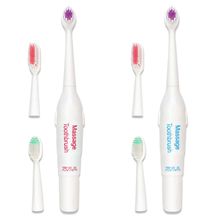 Adults Electric Massage Toothbrush 3 Head Replacement Battery Operated Portable Mar28 2024 - buy cheap