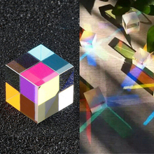 Cubo defectuoso Cruz dicroica prisma RGB combinador divisor vidrio decoración ornamento nuevo 2024 - compra barato