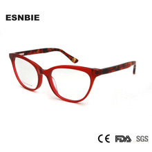 Женская оправа ESNBIE, ацетатная оправа для очков с прозрачными линзами и бабочками, оправа для глаз, оптическая оправа для близорукости, женские очки 2024 - купить недорого