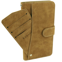 Haier power p8 capa carteira de couro 5.5 "flip vintage porta cartão com espaços para cartões capa de negócios bolsas protetoras para telefone 2024 - compre barato