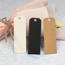 100Pcs Handmade Kraft paper Tag Label Multi Size for Jewelry Carrying Cases Wedding Decoration Gift Package Tags price tags 2024 - buy cheap