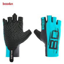 Перчатки для велоспорта Boodun, перчатки для шоссейного велосипеда, мужские спортивные перчатки с полупальцами, противоскользящие гелевые M-XL, 3 цвета, MTB, велосипедные перчатки для шоссейного велосипеда 2024 - купить недорого