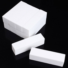Bloque de lijado de esponja blanca, herramienta de manicura útil, 10 Uds., novedad de 2019 2024 - compra barato