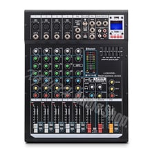 6 Channels Audio Mixer Professional DJ Mixing Console with Digital DSP Effects with Bluetooth USB +48V Phantom Power for Stage 2024 - buy cheap