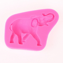3D Animals Elephants chocolate soap mould chocolate cake decorating tools DIY baking fondant silicone mold F0426 2024 - buy cheap