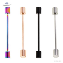 2 pcs/lot 1.6x34mm 14G Long Barbell Vertical Industrial Piercing Stainless Steel Ear Piercing Helix Piercing Earrings Gift 2024 - buy cheap