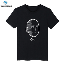 One Punch Man Hero Saitama Oppai anime Tshirt T Shirt O Neck Short Sleeve Cotton T-shirt men women fashion 4XL T Shirts Tops Tee 2024 - buy cheap