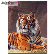 Алмазная живопись Sophie Beauty «сделай сам» с изображением леса маньчжурского тигра, вышивка крестиком, мозаика для стразы, домашний декор 19057 2024 - купить недорого