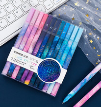 12pcs/lot 0.5mm Kawaii Constellation sky Black Ink Gel Ink Pen for School Office Writing Supplies Cute Stationery 2024 - buy cheap