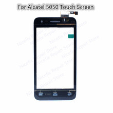 Para Alcatel 5050 toque substituição digitador da tela de painel de toque para Alcatel 5050 Frete Grátis-Branco Preto + ferramentas 2024 - compre barato