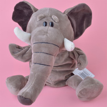Wild Elephant hand puppet plush toy, Stuffed Baby / Kids Doll Toy Gift Free Shipping 2024 - buy cheap
