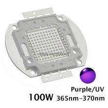 Depiladores com chip de luz ultravioleta uv de alta potência, 100w, 42mil, 365nm-370nm, feitos com luz led de alta potência
