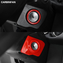 Car Styling Car Interior Accessories ABS Ignition Key Ring Cover Decoration Stickers 1pc For Jeep Wrangler JK 2011 Up 2024 - buy cheap