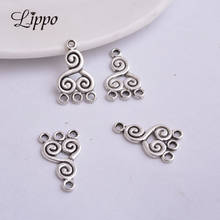 50pcs Tibetan silver Color Earrings Connectors For Tassel Alloy Connector Jewelry Making 2024 - buy cheap